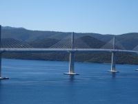 unterwegs nach Korcula: neue Brücke