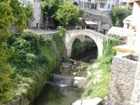 Mostar: kleine Brücke