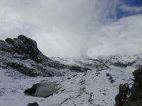 Gornergrat, Rotenboden, Blick über Riffelsee in Richtung Matterhorn