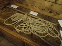 Matterhornmuseum, Seil und Pickel der Erstbesteigung