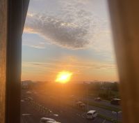 auch die Sonne verabschiedet sich…