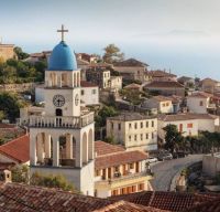 Dhermi an der albanischen Riviera