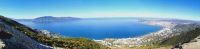Panoramablick auf Vlora und  die Straße von Otranto
