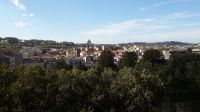 Der Blick auf die Stadt vom Aventinhügel