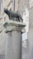 Kapitolinische Wölfin mit Romulus und Remus - eine Kopie
