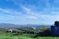 Festung Shkodra mit Panormablick auf den Drinfluß