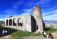 Kirchenruine auf der Festungsburg in Shkodra
