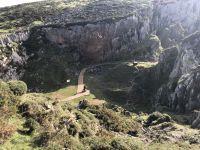 Blick auf den Weg Covadonga