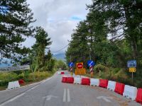 Taygetos-Gebirge - Straßensperrung...