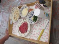 Rouladen-Herstellung in der Masseria