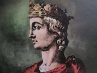 Foto von Friedrich II. im Castel del Monte