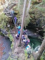 Schwarzwassertal, auf der Naturbrücke