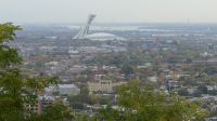 Blick auf Montreal mit Olympiastadion