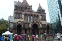 Boston, Copley Square mit Trinity Church