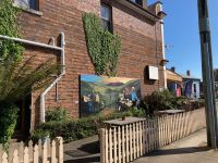 10. Reisetag – Tasmanien – Wandgemälde in Sheffield