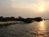 Simbabwe - Bootsfahrt auf dem Sambesi - Sonnenuntergang