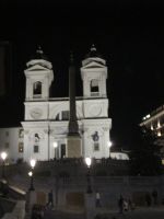 Spanische Treppe und Kirche der heiligen Dreifaltigkeit