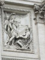 Trevibrunnen: Relief