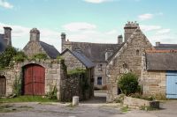 Bretonische Häuser in Locronan 