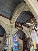 Rad der Heiligen Madonna in der Kirche Notre-Dame-de-Confort