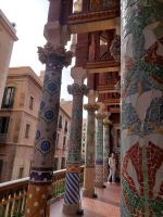 Balkon im Palau de la Musica