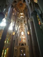 Innenraum der Sagrada Familia