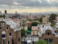Aussicht über Barcelona vom Parc Güell aus
