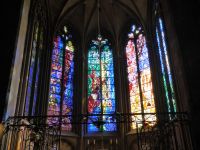 Tag 5 Kathedrale Metz, Glasfenster von Jaques Villon