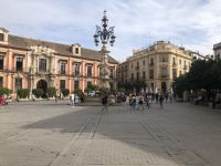 Sevilla Vorplatz Kathedrale