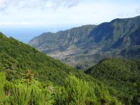 Encumeada-Pass - Blick auf die Ost- West-Küste