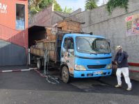 Sammelstelle der Korbschlitten