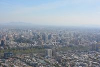 Chile und Osterinsel - Santiago de Chile - Blick vom Hausberg (1)