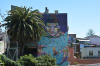 Chile und Osterinsel -  Valparaiso - Graffitis (4)