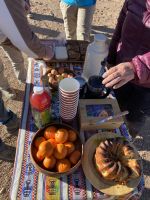 Chile unter Osterinsel -  Frühstückspicknick