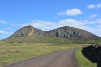 Chile und Osterinsel - Rano Raraku - Steinbruch der Moai (3)