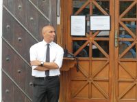 Türsteher vor Ricks Cafe