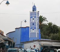 eine der Moscheen in blau