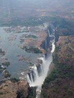 Helikopterflug über den Viktoriafällen