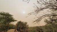 Jordanien, Bethanien bei einer partiellen Sonnenfinsternis