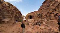 Jordanien, Petra, Wadi Farasa, Gartentempel