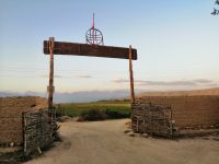 Jurtencamp Bokonbaewo, Blick Richtung Temir-Kanat-Gebirgsmassiv