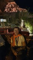 Jordanien, Little Petra, Abendstimmung im Seven Wonders Beduin Camp