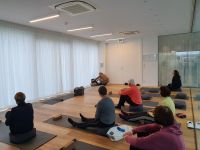 Yogastunde mit Tadeusz