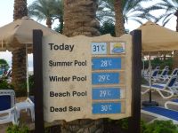 Badewannentemperatur im Toten Meer