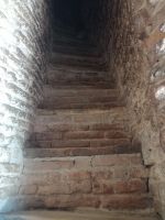 Burana-Turm, die Treppe zur Aussichtplattform, ca. 22 m hoch