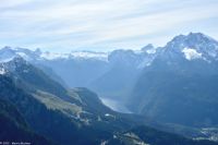 Aufstieg zum Kehlsteinhaus - Blick zum Königssee und Steinernen Meer