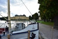 Historischer Dampfer Prins Carl Philip auf dem Mälarsee (Mälaren) verbindet Drottningholm mit Stockholm