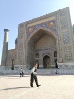 Registan-Platz in Samarkand, Scher-Dor-Medresse