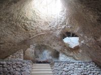 Apulien-Kloster Pulsano - in der Höhle.JPG