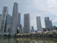 Singapur - Spaziergang entlang des Singapore-Rivers